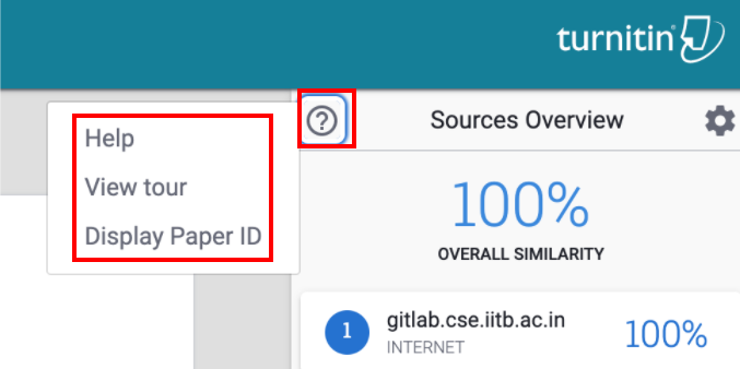 turnitin submission id search